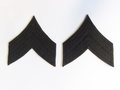 Corporal Rayon Rank Chevrons (pair), At the Front