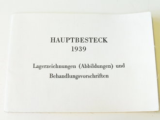 Hauptbesteck 1939 , Lagerzeichnungen ( Abbildungen ) und...