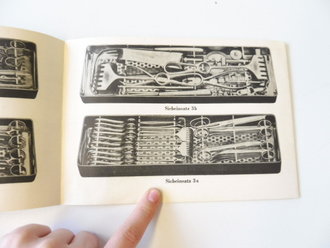 Hauptbesteck 1939 , Lagerzeichnungen ( Abbildungen ) und Behandlungsvorschriften