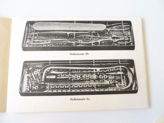 Hauptbesteck 1939 , Lagerzeichnungen ( Abbildungen ) und Behandlungsvorschriften