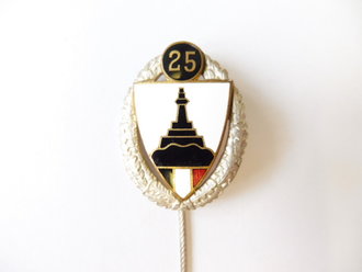 9624d, Deutscher Reichskriegerbund Kyffhäuser, Silberne Ehrennadel für 25jährige Mitgliedschaft 1.Form