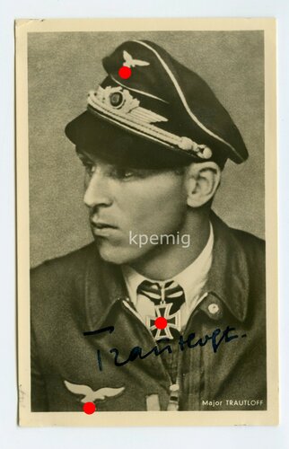 Ritterkreuzträger der Luftwaffe Major Trautloff....