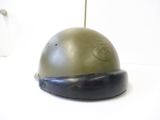 Frankreich, Stahlhelm Panzertruppe M35. Originallack,...