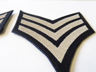 Sergeant Rayon Rank Chevrons (pair), At the Front