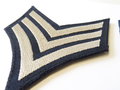 Sergeant Rayon Rank Chevrons (pair), At the Front