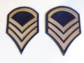 Staff Sergeant Rayon Rank Chevrons (pair), At the Front