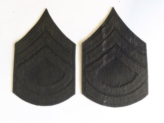 Technical Sergeant Rayon Rank Chevrons (pair), At the Front