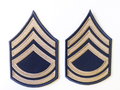 Technical Sergeant Rayon Rank Chevrons (pair), At the Front