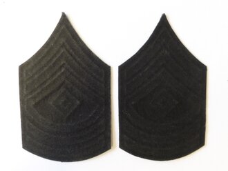 1st Sergeant Rayon Rank Chevrons (pair), At the Front