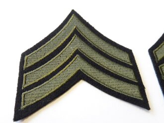 Sergeant Wool Rank Chevrons (pair), At the Front