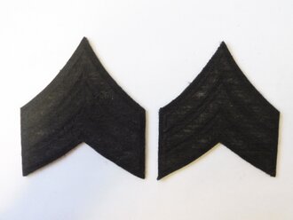 Sergeant Wool Rank Chevrons (pair), At the Front