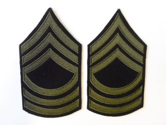 Master Sergeant Wool Rank Chevrons (pair), At the Front