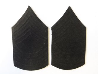 Master Sergeant Wool Rank Chevrons (pair), At the Front