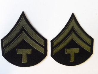 Technician 5th Grade Wool Rank Chevrons (pair), At the Front