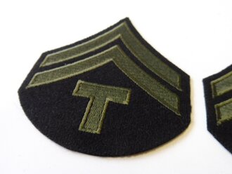 Technician 5th Grade Wool Rank Chevrons (pair), At the Front