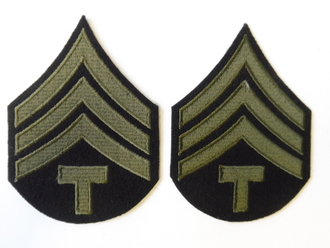 Technician 4th Grade Wool Rank Chevrons (pair), At the Front