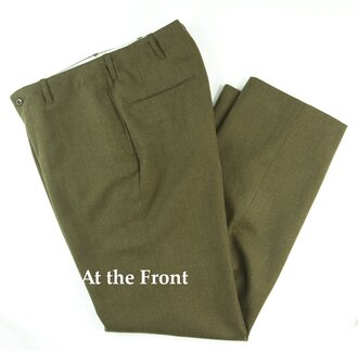 Wool Trousers, At the Front