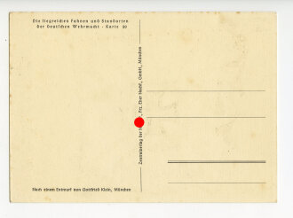 Ansichtskarte " Die siegreichen Fahnen und...
