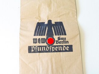 WHW Gau Berlin, Tüte für Pfundspende in sehr gutem Zustand