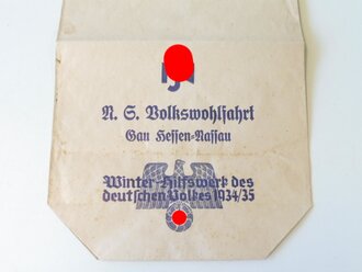 NS Volkswohlfahrt Gau Hessen Nassau, Spendentüte WHW 1934/35