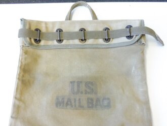 U.S. WWII Mail Bag, Khaki with OD rim, Breite 38 cm,...
