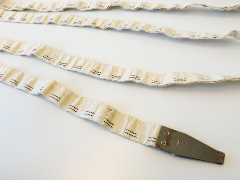 U.S. 1943 dated Browning 30 cal. cloth ammo belt, 45,00