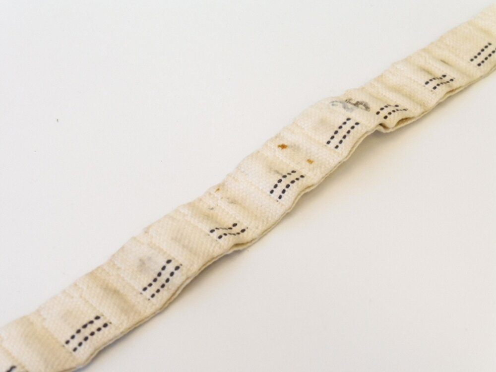 U.S. 1943 dated Browning 30 cal. cloth ammo belt, 45,00