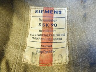Luftwaffe, Segmenthaube SSK90 Siemens. Guter Zustand