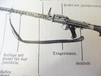 Beschreibung, Handhabung und Bedienung des MG34 datiert 1942. 244 Seiten