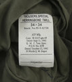 Dark Shade Army HBT Trousers, At the Front