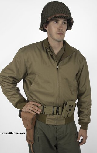 Fleece-Lined Tanker Jacket, At the Front