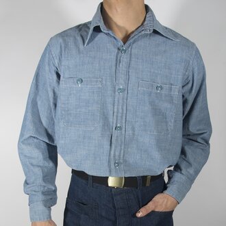 U.S. Navy Chambray Shirt, At the Front