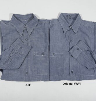 U.S. Navy Chambray Shirt, At the Front