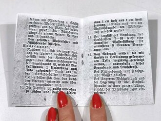 Merkblatt zur Einheitslaterne aus Preßstoff. Einfache Kopie. 1 Stück