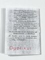 Merkblatt zur Einheitslaterne aus Preßstoff. Einfache Kopie. 1 Stück