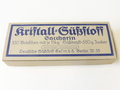 Briefchen "Kristall Süßstoff Saccarin" ungeöffnet.  Ein Stück aus der originalem Umverpackung