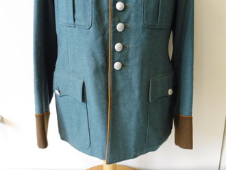 Polizei Dienstrock Gendarmerie, Kammerstück datiert 1942, Armlänge 62 cm, Schulterbreite 45 cm