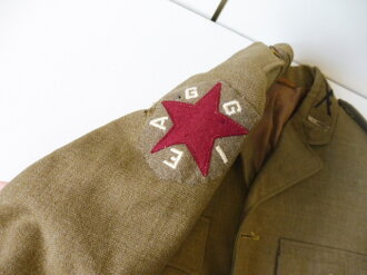 U.S. Reserve Officer Training Corps Tunic, San Antonio Texas made . Patches originial sewn, Armlänge 59 cm, Schulterbreite 40 cm