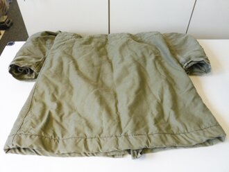 U.S. Navy N-2 N-1 N140 hooded Alpaca lined Deck Parka. Used, size Medium-Large, Zipper works, Armlänge 59 cm, Schulterbreite 51 cm