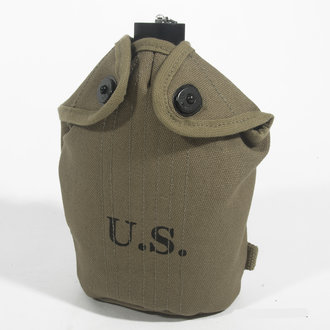 Canteen Cover, M1941, mounted, At the Front