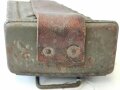 Österreich 1.Weltkrieg, Patronentasche für M95 Gewehr aus Blech, Originallack, ungereinigtes Stück, selten