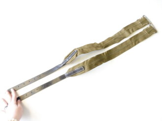 Paar Trageriemen für Seesack der Kriegsmarine, ungebrauchte Stücke aus altem Herstellerbestand