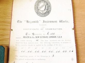 British 1936 dated, cased Sextant, ggo condition