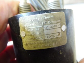 Luftwaffe Doppel Dampfdruck Thermometer FL 20331-.  Ungebrauchtes Stück in der originalen Verpackung