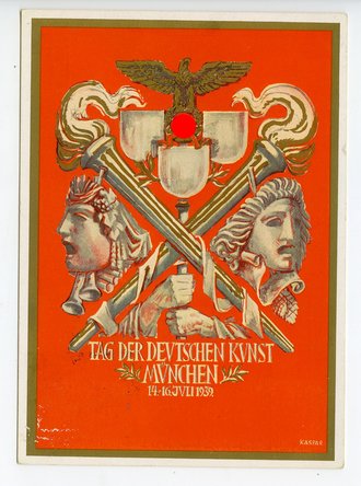 Ansichtskarte Tag der Deutschen Kunst 14.-16. Juli 1939