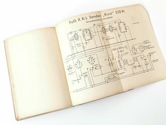 Luftwaffe, " FL. Bordfunkgerät FuG X k1L. DIN A5, 61 Seiten plus Anlagen