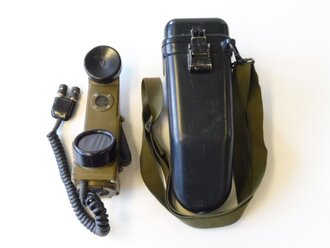 U.S. 1967 dated Telephone Set TA-1/PT in Case with strap, Original paint, not tested