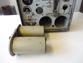 Tornisterempfänger Spez.445b Bs Telefunken Baujahr 1936. Gehäuse original Tarnlackiert, Funktion nicht geprüft