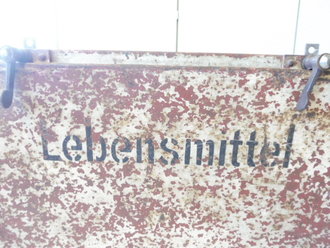 Bunker Wandbehälter für Lebensmittel,Originallack. So in Westwallbunkern verwendet