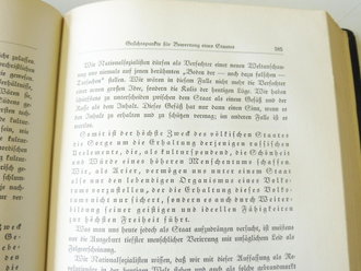 Adolf Hitler " Mein Kampf" Jubiläumsausgabe zum 50. Geburtstag Hitlers, das Portraitbild entfernt